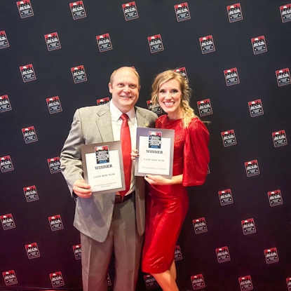 Jeff & Lauren  Gold Photo