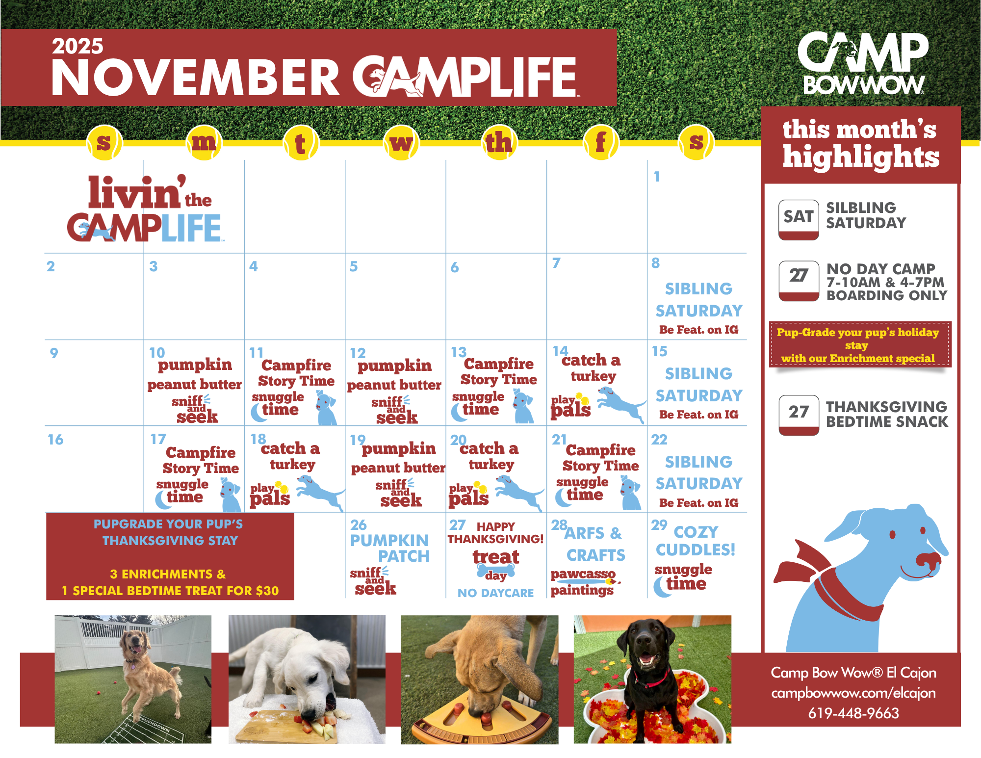 November Calendar