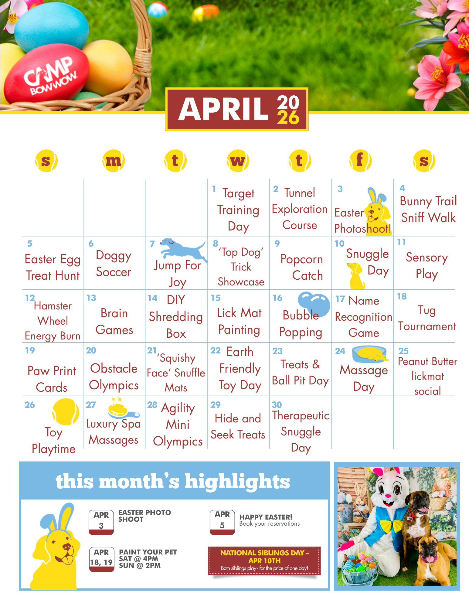 April 2026 Calendar