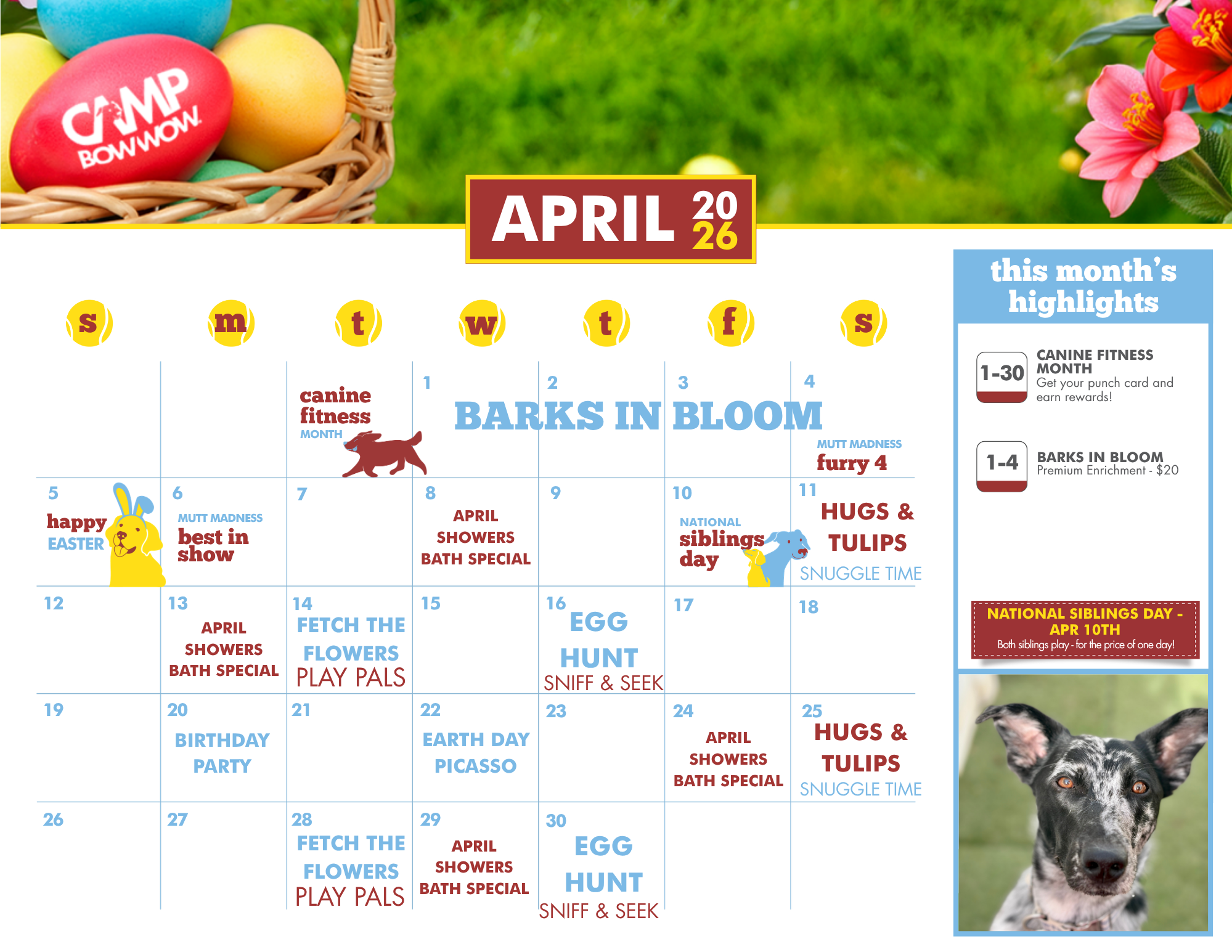 April Littleton Calendar