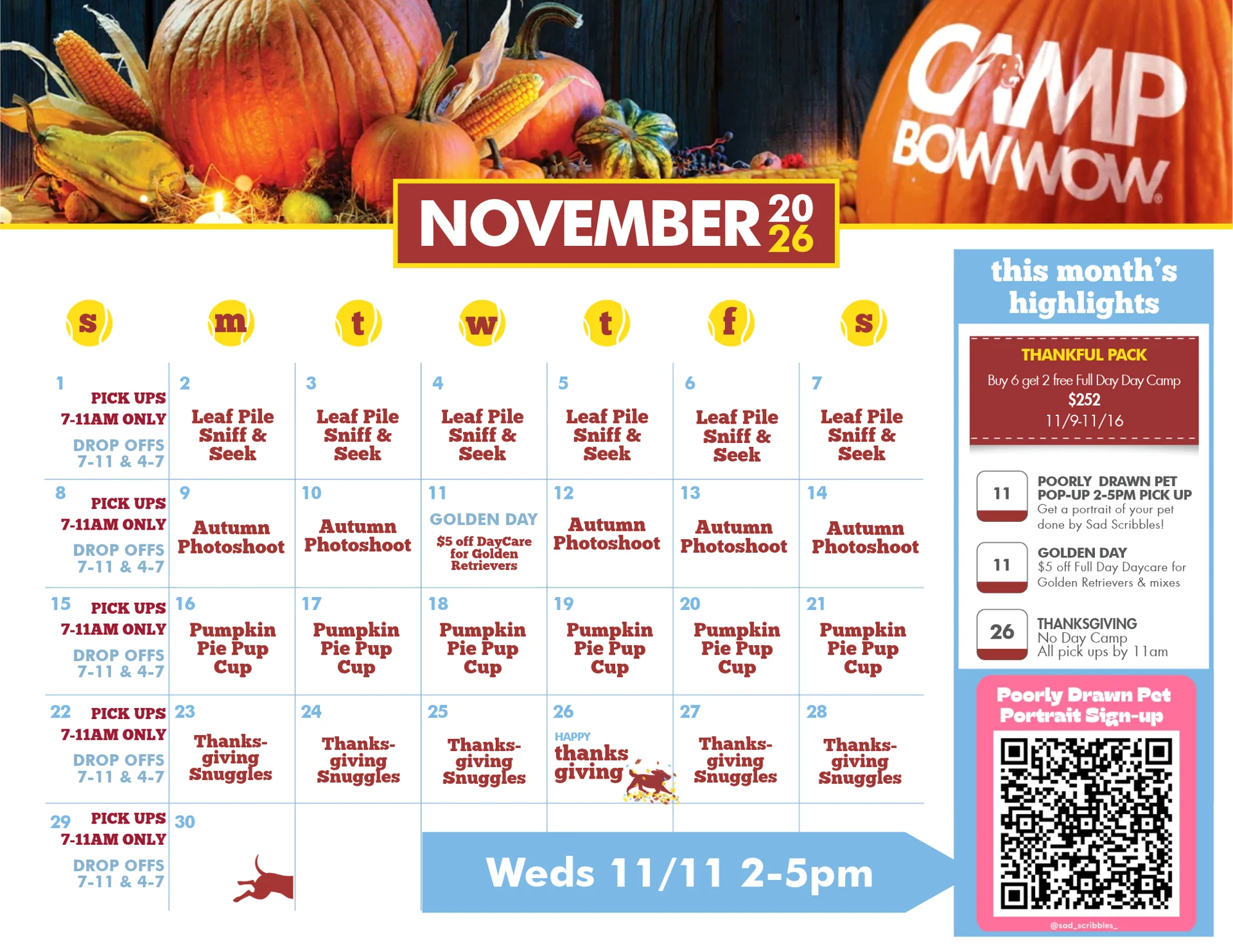 November 2026 Calendar