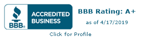 BBB - Accredited Business - A+