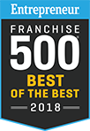 Entrepreneur Franchise 500 Best of the Best 2018