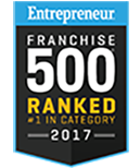 Entrepreneur Franchise 500 Ranked #1 in Category 2017