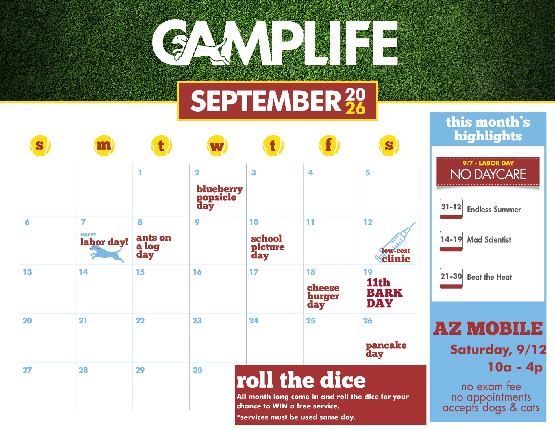 2026 September Calendar