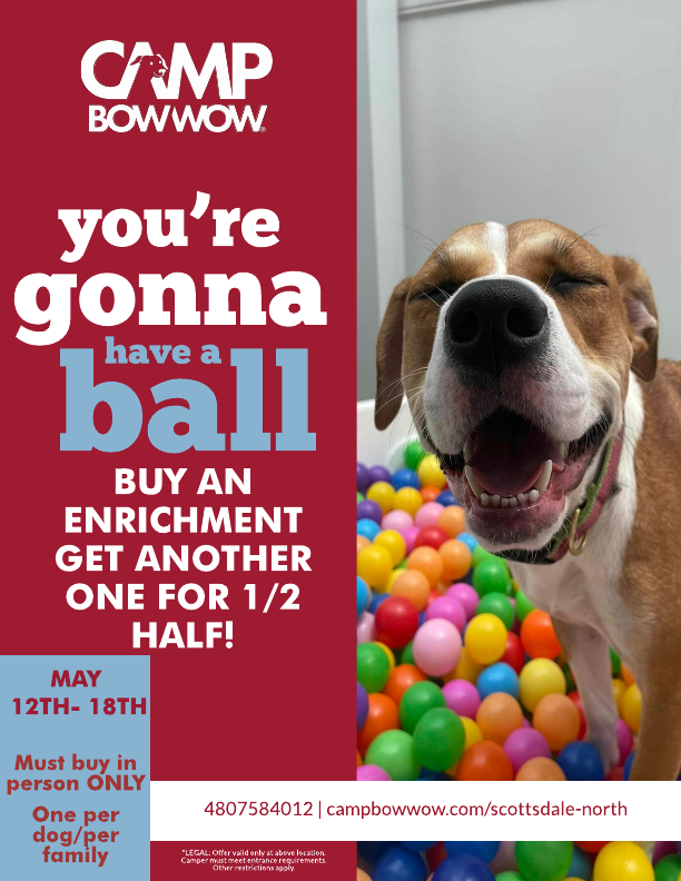 buy an enrichment get another for 1/2 off - May 12-18