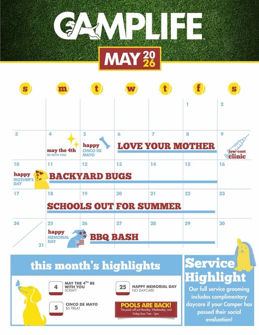 May 2026 Calendar