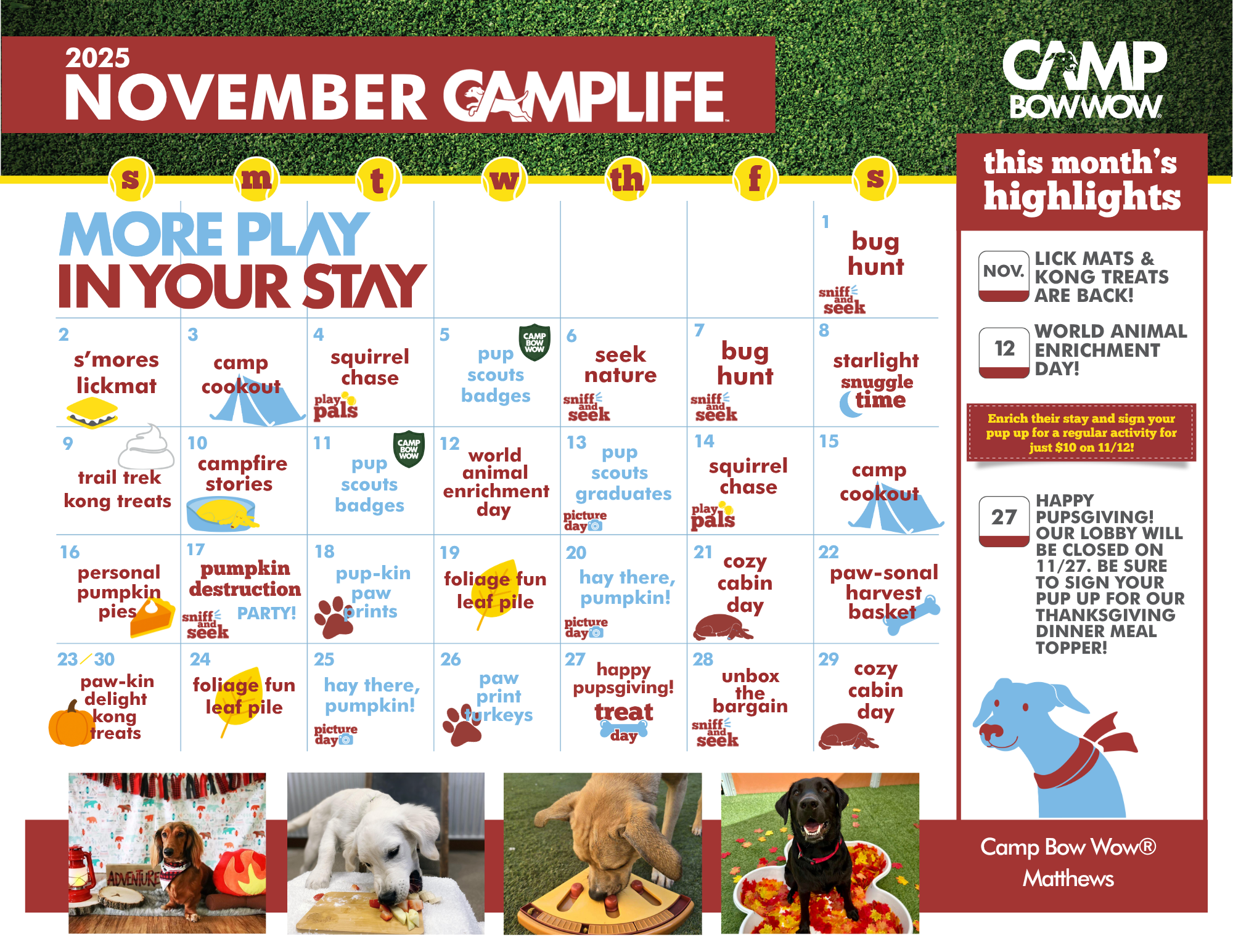 November calendar