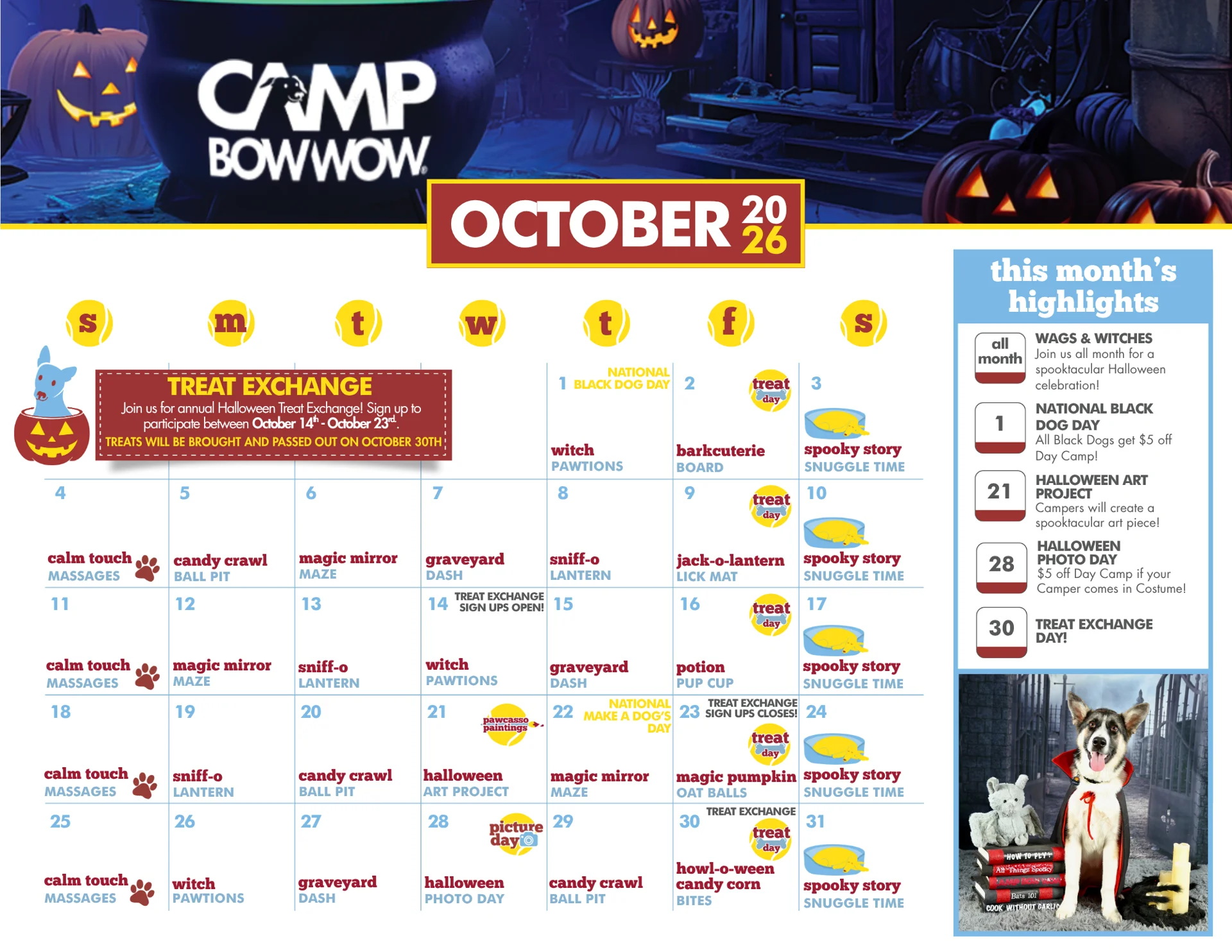 October 2026 Calendar