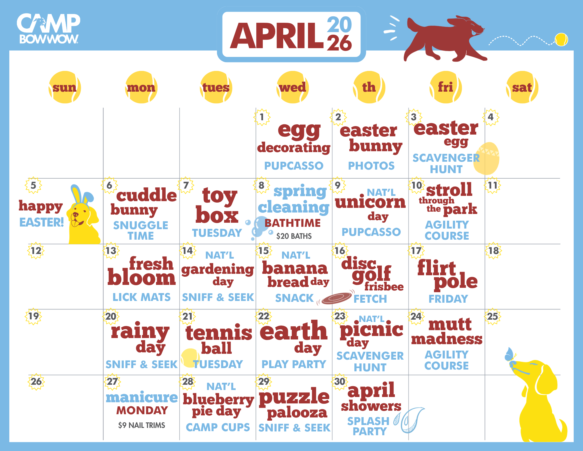 april calendar