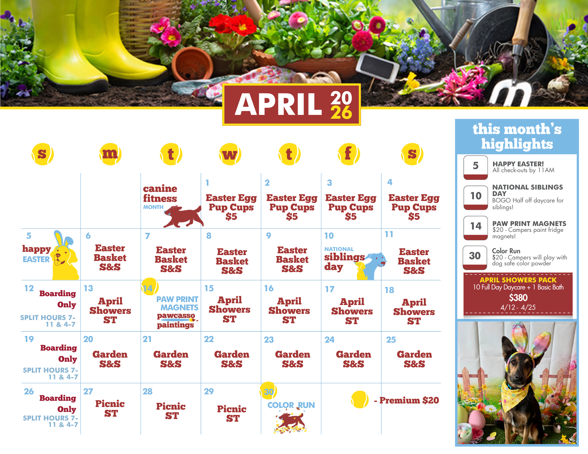 april calendar