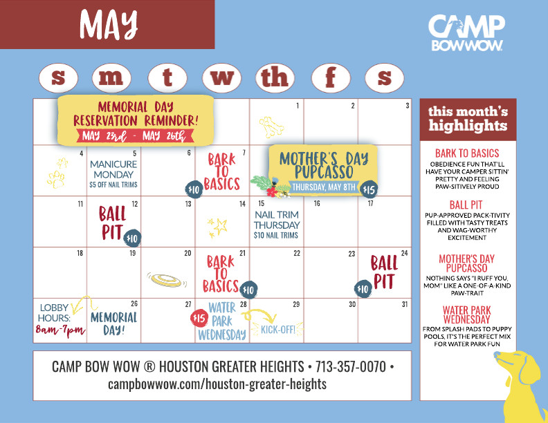 May Calendar