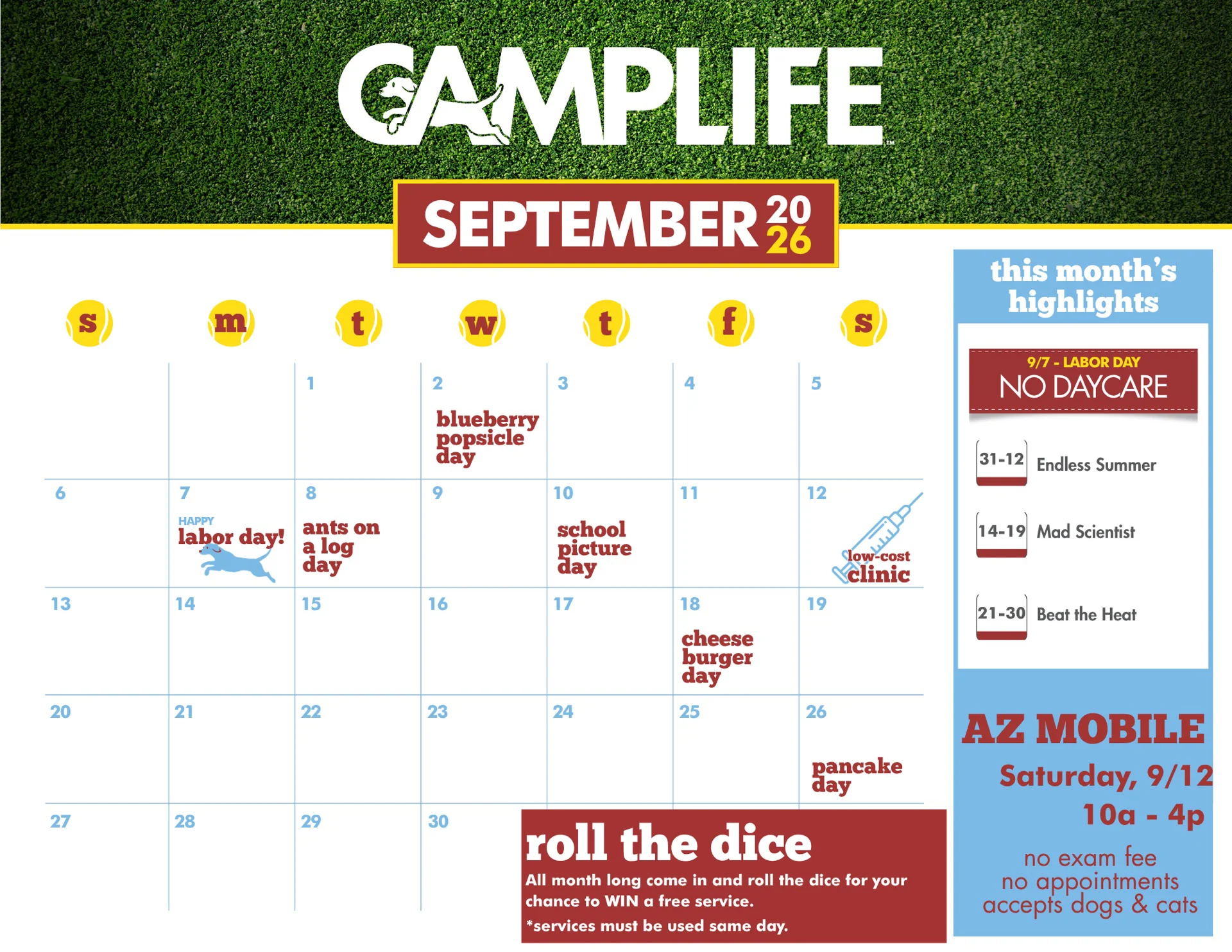 September 2026 calendar