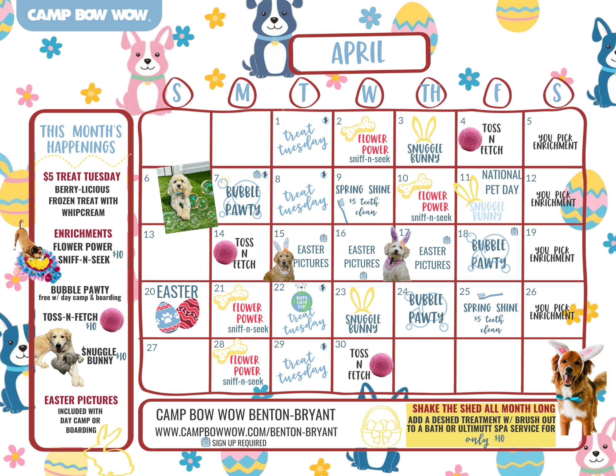 April events calendar