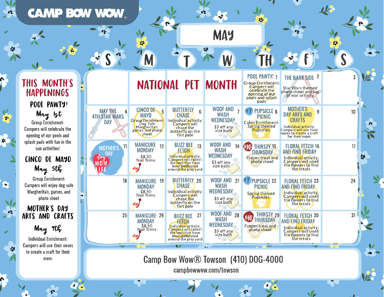 May Calendar