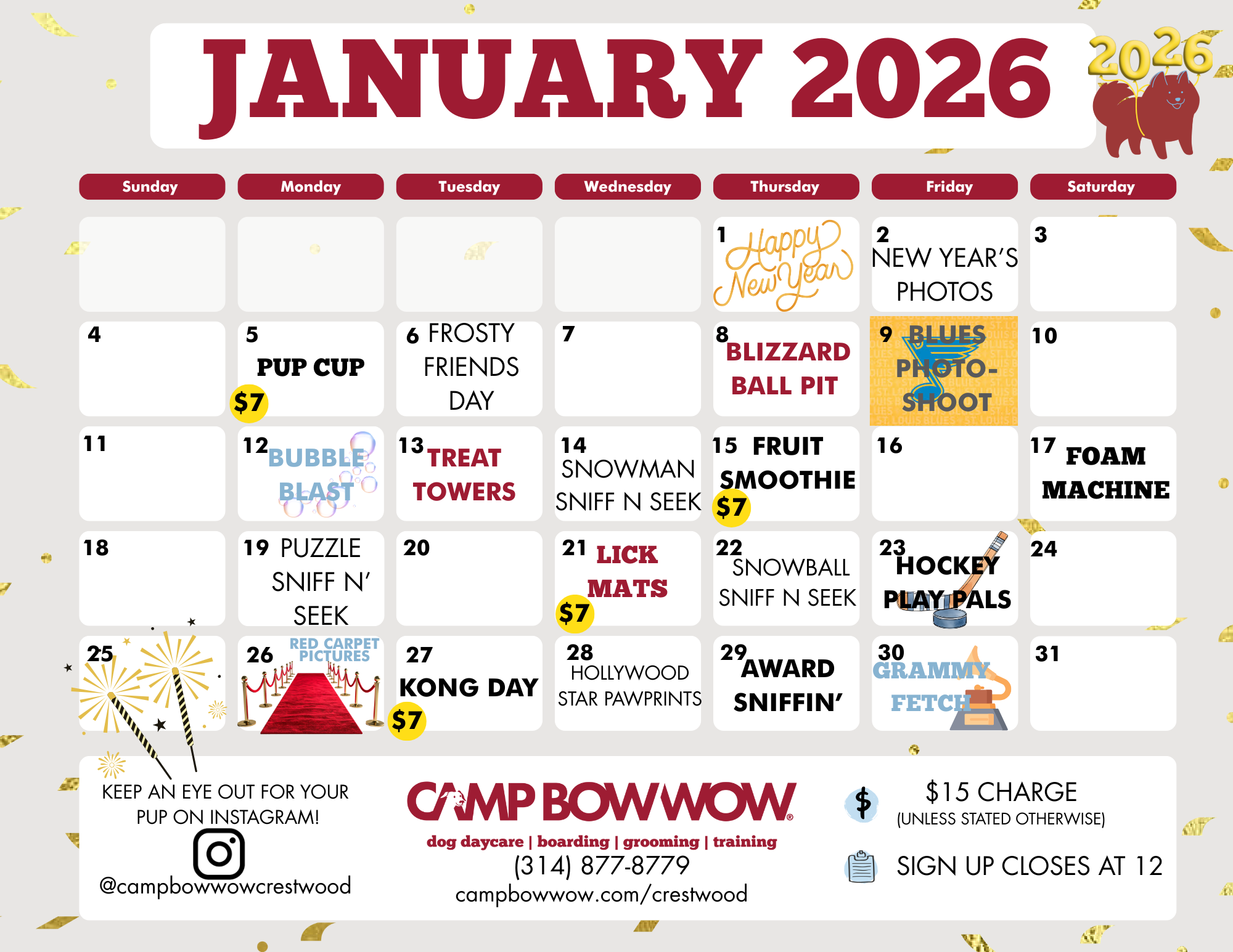 January Calendar